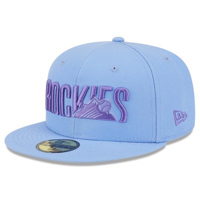 Men's New Era Light Blue Colorado Rockies 2025 City Connect Fan Pack 59FIFTY