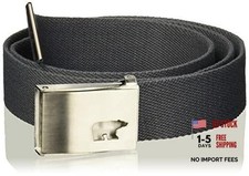Men's Web Belt One Size Asphalt