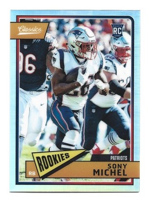 /99 Classics Update Rookies 2018 Panini Honors Sony Michel #311 RC Football Card