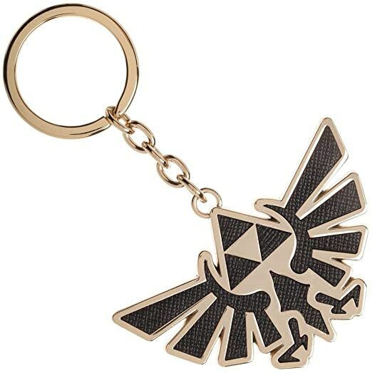 Legend of Zelda Triforce Crest Logo Gold Metal Keychain | eBay