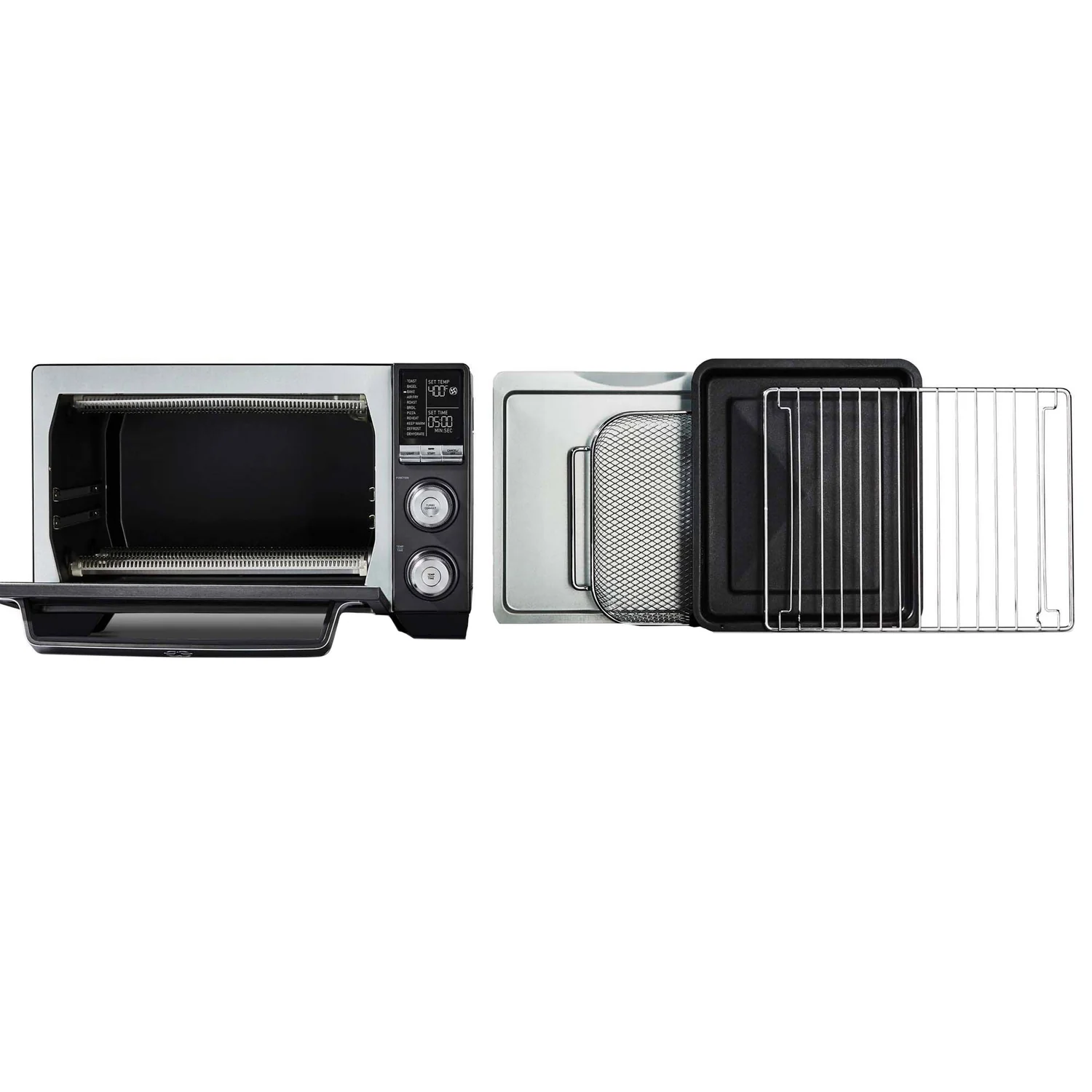 Calphalon Quartz Heat Countertop Toaster Oven with Air Fry, 0.88 Cubic