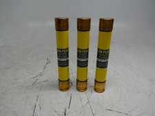 Lot of 3 Low-Peak Cooper Bussmann LPS-RK-1-6/10SP Fuse Dual Element Time Delay