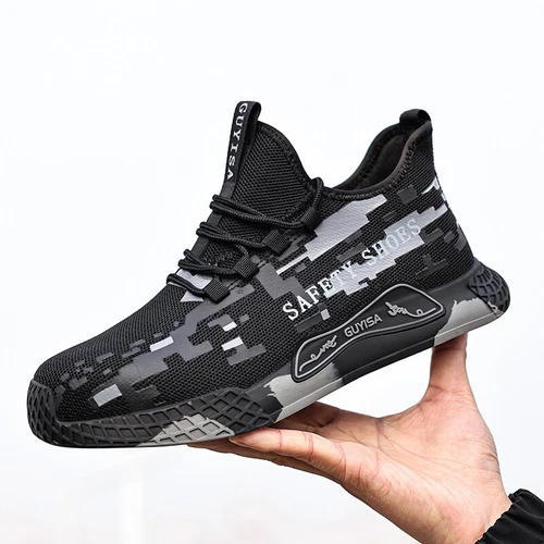 Leicht Sicherheitsschuhe Herren Stahlkappe Arbeitsschuhe Baustelle Schutzschuhe - Bild 7 von 42