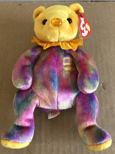 MINT with TAGS TY Beanie Baby NOVEMBER Teddy Birthday Bear (9.5 inch) NO HAT - Picture 4 of 6