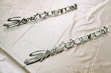 1972 Ford F100 Sport Custom Emblems Pair