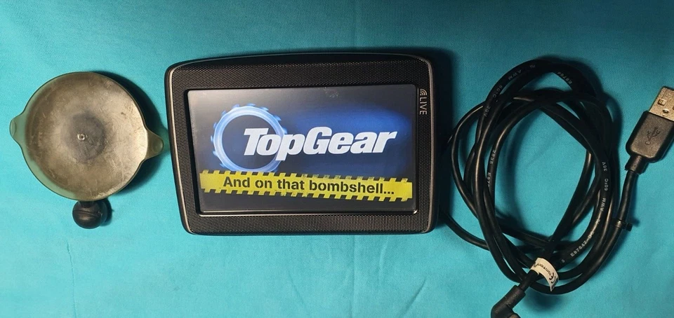 TomTom Top Gear BBC Edition Go  820 Sat Nav JEREMY CLARKSON voice ,TP Car symbol - Image 2 of 4