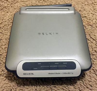 Belkin F5D7230-4 54 Mbps 4-Port 10/100 Wireless G Router (F5D7230DE4)