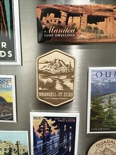 Wrangell-ST. Elias National Park magnets Laser Engraved Refrigerator hiking Gift