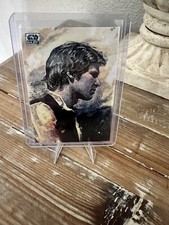 Han Solo - 2024 Topps Star Wars Chrome Galaxy Refractor 84 In Hand