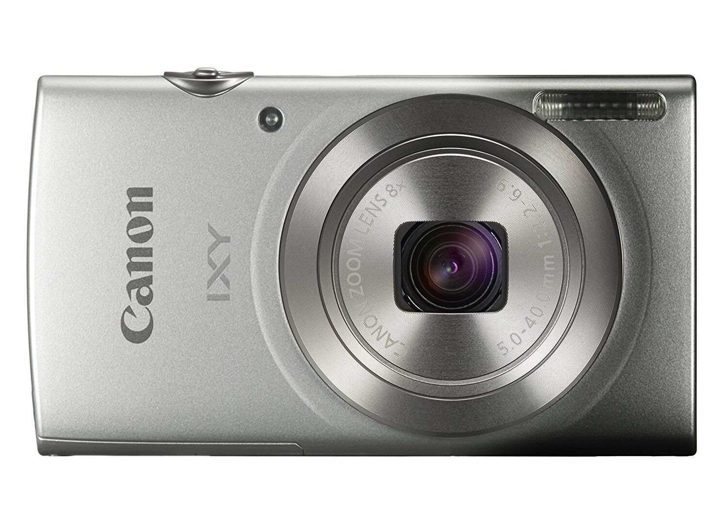 Canon Digital Camera IXY180 Silver 8x Optical Zoom w/ Tracking