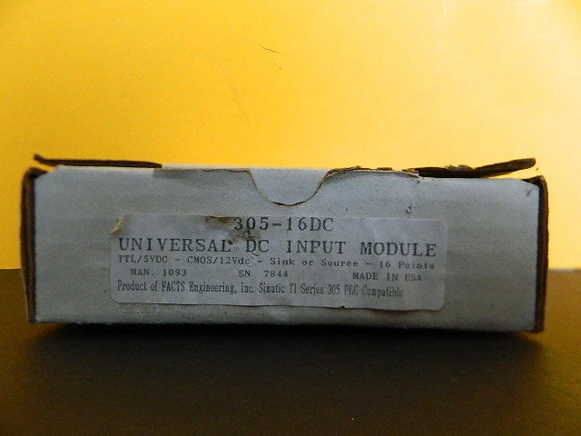 NEW FACTS ENGINEERING 305-16DC UNIVERSAL DC INPUT MODULE - Image 2 of 2