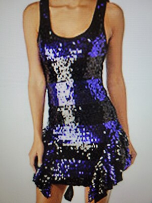 Betsey Johnson Square sequins dress & matching  Purse
