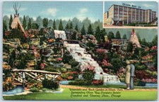 Waterfalls and Rock Garden in Olson Park, Olson Rug Company - Chicago, Illinois