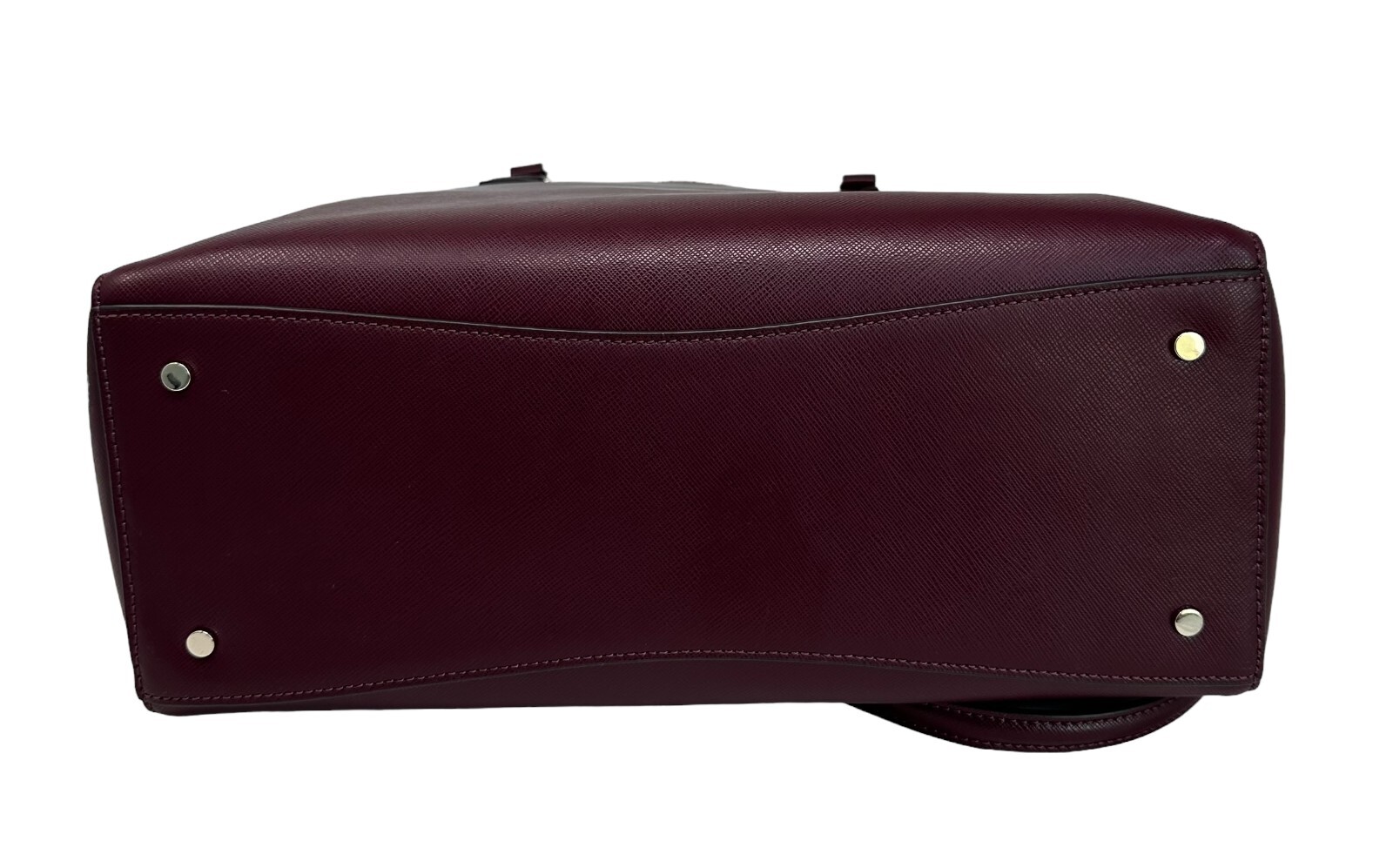 Kate Spade Perry Saffiano Leather Laptop Tote Bag Deep Berry K8693 459