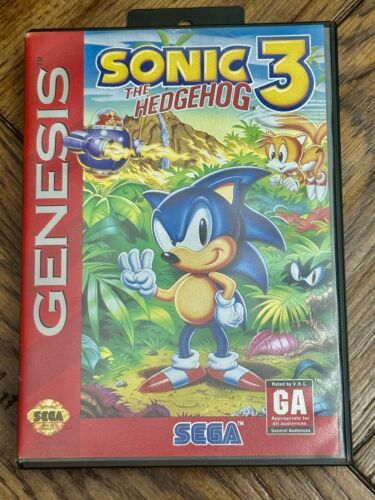 Sega Genesis Sonic The Hedgehog 3 CIB avec travail testé manuellement et très bon état !! - Photo 1/7