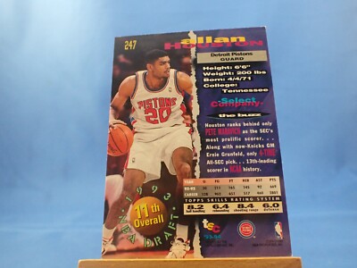 Allan Houston Stadium Club 1993-94 1994 NBA Finals Logo Parallel
