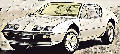 Renault Alpine A310 A310 V6, 1971-86 Frontscheibe Pare-brise Parabrisa in BRONZE