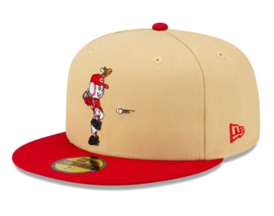 NEW ERA CINCINNATI REDS MASCOT EXCLUSIVE LIMITED RELEASE NWT 1/4 Fitted 