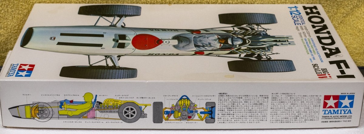 Vintage Tamiya F1 Honda 1965 Formula Ra272 1/12 Big Scale Vintage Tamiya F1 Honda 1965 Formula Ra272 1/12 Big Scale