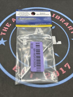MicroHeli. MH-MSRX066A. Precision CNC Hollow Alum Main Shaft / Collar Set. MSRX