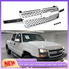 Summit White Black Honeycomb Upper Grille For 2003-2007 Silverado 1500 2500 Hd Summit White Black Honeycomb Upper Grille For 2003-2007 Silverado 1500 2500 Hd