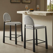 Hayley Counter Stool in Black Camel