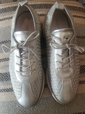 ALBERTO GUARDIANI SPORT US 9 (EU 39) sneakers Silver Metallic Rare!