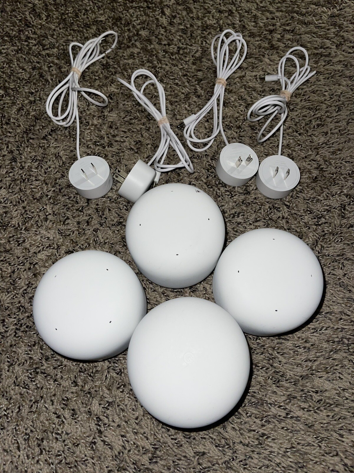 Google Nest Wifi - Wi-Fi Mesh Router AC2200 1 H2D and 3 Points H2E 4 ...