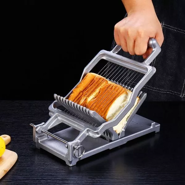 Stainless Steel Toast Cutter Commercial Home Bread Slicer Cheese