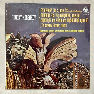 RIMSKY-KORSAKOV Symphony 3/Easter Overture/Concerto 1976 LP Everest 3393 MINT