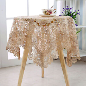 Lace Tablecloth Table Mat Home 40*85cm Floral DecorationDining Party Ornament 