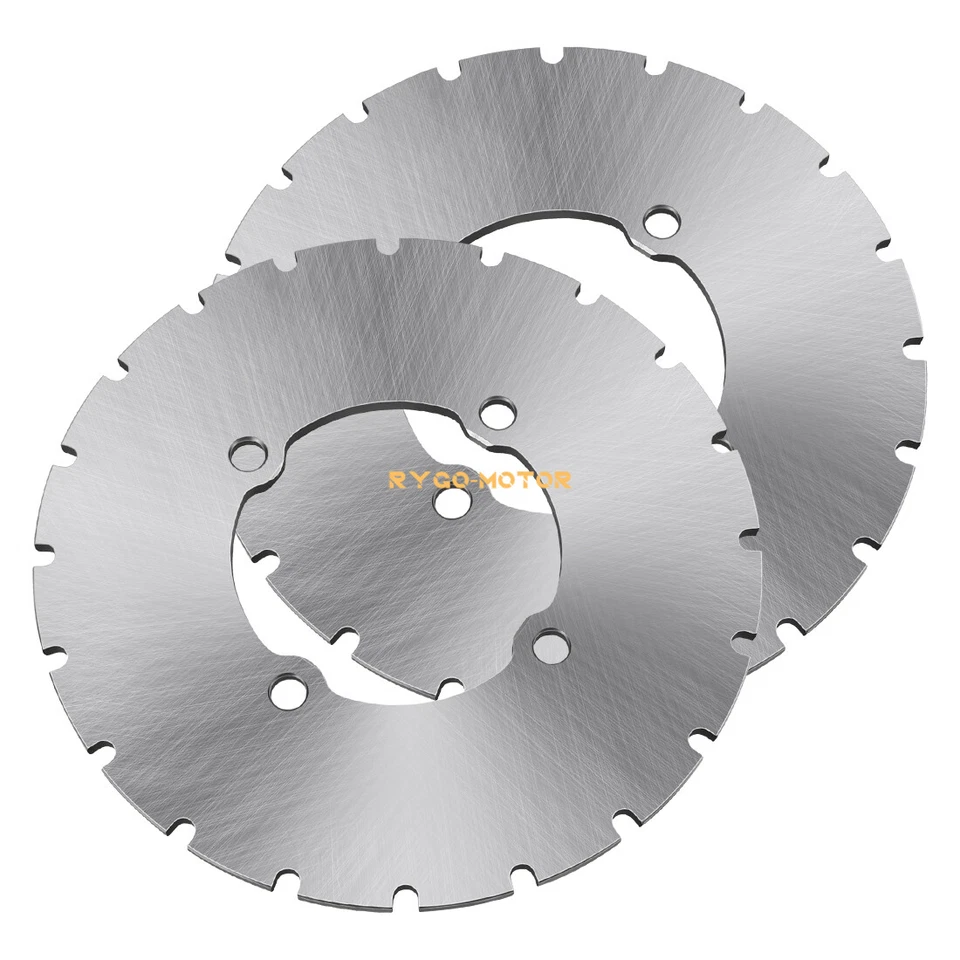 Disco rotor de freio dianteiro 2 peças para Polaris Scrambler 400 500 4X4 2x4 1998 1999 2000 - Imagem 2 de 4