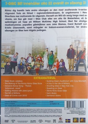 GLEE THE COMPLETE SECOND SEASON DVD BOX SET VIRTUALLY SCRATCH FREE #SPYOD