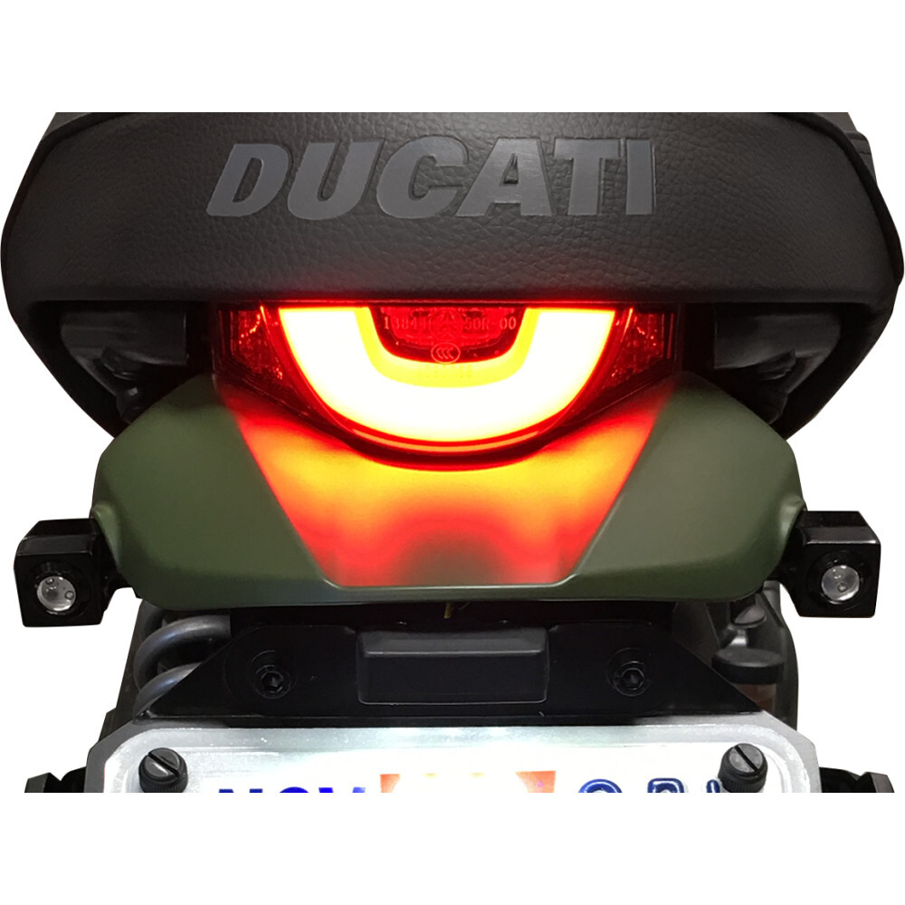 JOKERD REBELLION センター Joker Machine Side-mount LED Turn Signals - Black/Amber | 05-206
