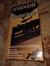 Cool Vintage Maxell Professional VCR Video Head Cleaner 1995 Made in Ireland 