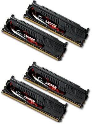 G.SKILL 32GB (4 x 8GB) Sniper Series PC3 17000 2133 DDR3 F3-2133C10Q-32GSR