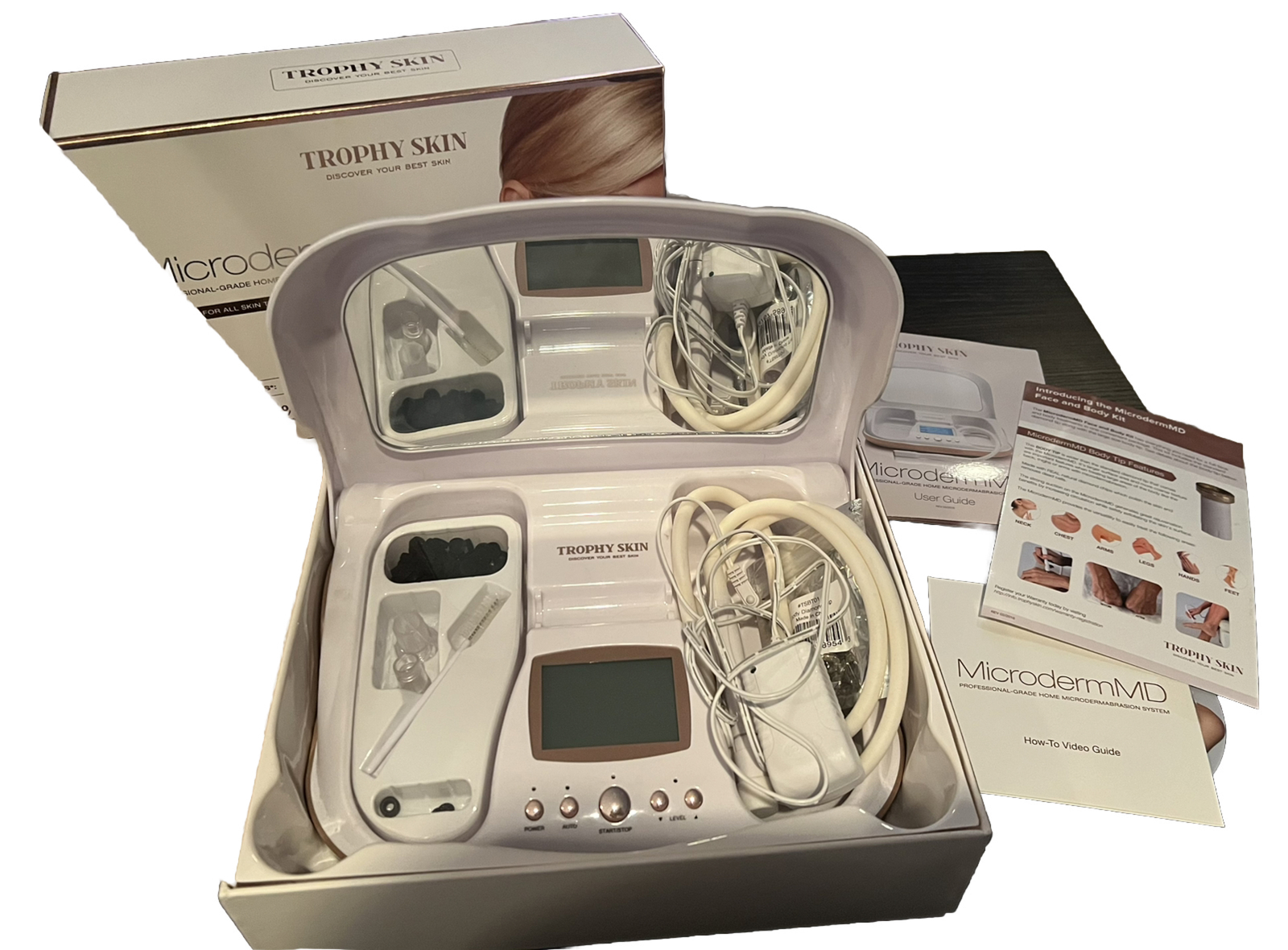 Trophy Skin MicrodermMD Microdermabrasion Beauty System for Exfoliation 851561006006 eBay