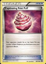 Pokemon Captivating Poké Puff 99/114 Steam Siege Non Holo 2 Card Lot LP