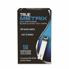 True Metrix Blood Glucose Test Strips, 2 Boxes of 50 100 Count