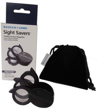 Bausch  Lomb 812367 3 Lance Magnifier Folding Pocket Loupe 5X, 7X, 9X USA