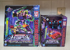 TRANSFORMERS LEGACY AUTOBOT POINTBLANK &DECEPTICON BLITZWING MISB RARE EVOLUTION