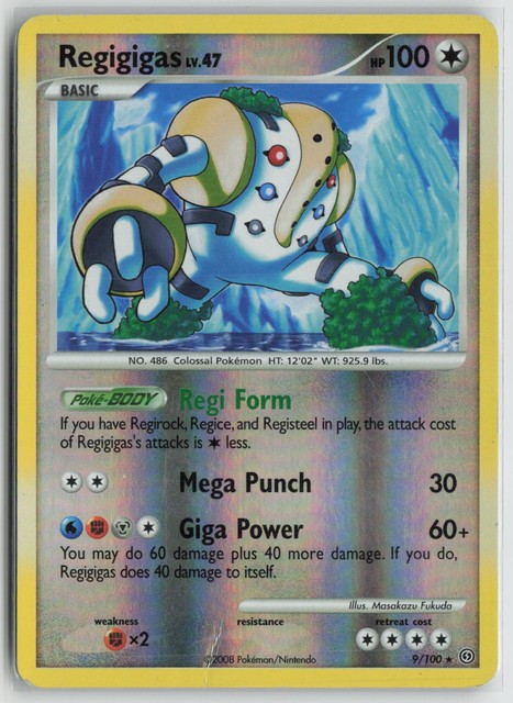 Regigigas [Reverse Holo] #9 (Stormfront (2008))