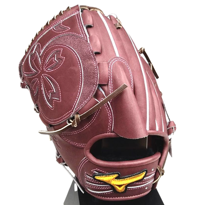 ミズノプロ　硬式　HAGA JAPAN Mizuno Pro Limited Edition HAGA JAPAN LHT Pitcher Glove Plum Brown