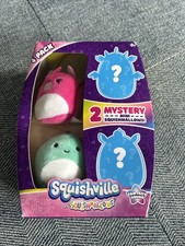 Squishville by Mini Squishmallows Mystery Squad Colourful Plush 4 Pack NIB