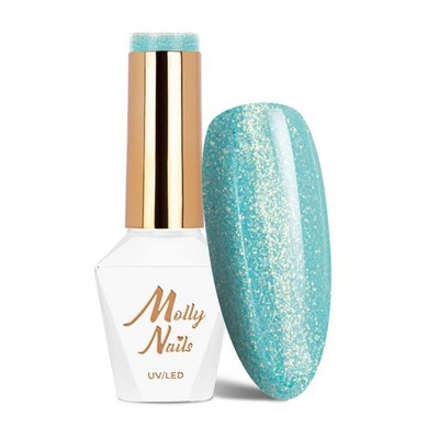 Molly Nails Winter Crystalize Candyman HEMA/Di-HEMA-freier Hybrid-Nagellack, 8 g
