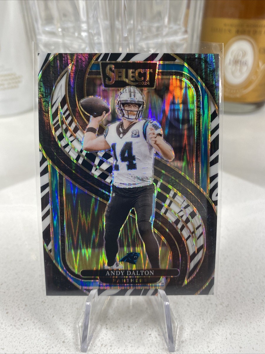 2024 Panini Select Andy Dalton Zebra Premier Level SSP Case Hit