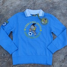 2000s Original Ronaldinho Gaucho Kids Sweater Size 8 Brazil Soccer Authentic