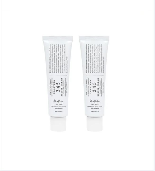 Dr. Althea 345 Relief Daily Face Moisturizer Cream 50ml 1.69oz Each - Pack of 2
