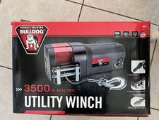 New Bulldog 500401 Black 12v. Dc Electric Utility Winch Rated 3500lbs.