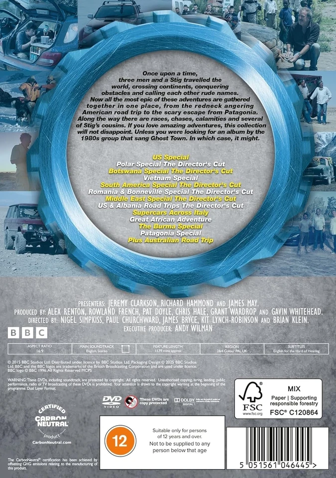 TOP GEAR - The Complete Specials DVD Boxset New & Sealed Region 4 - Image 2 of 2